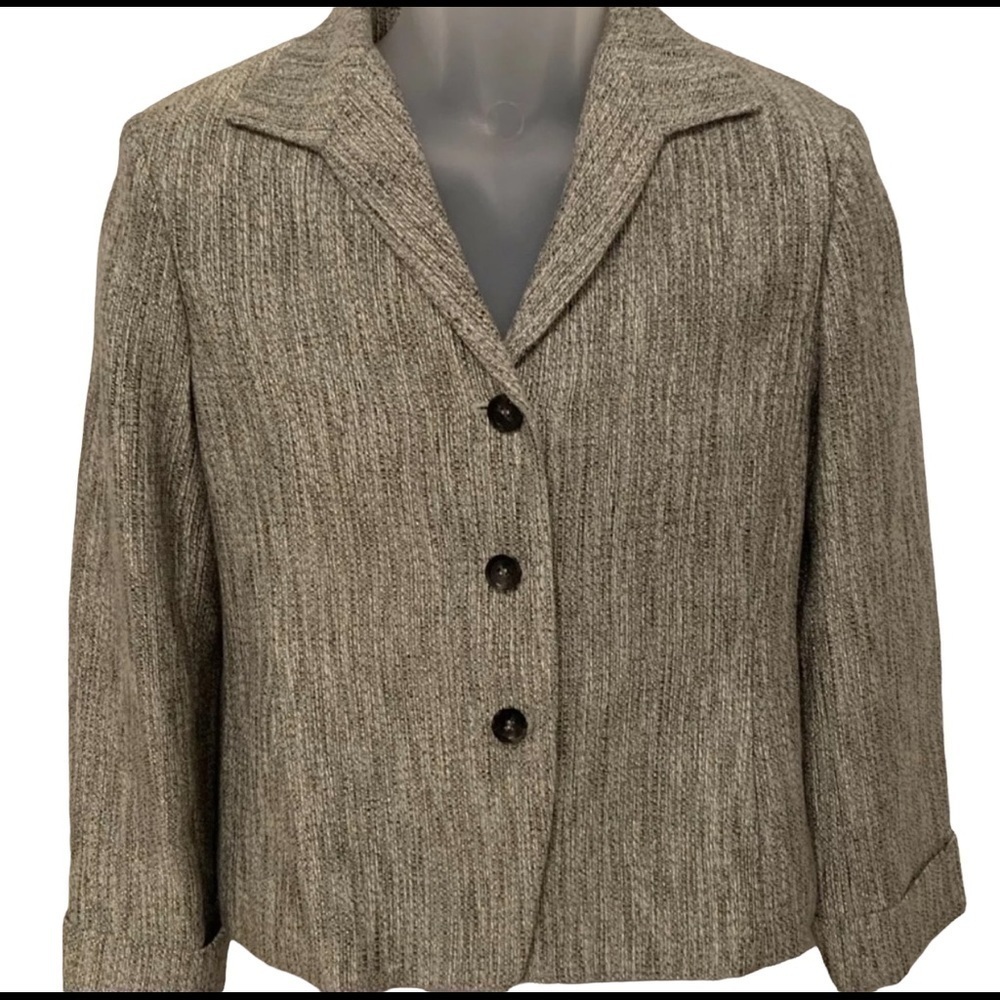 Jones NEW YORK Suit Jacket Gold & Black 8P